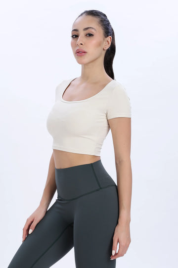 Short Sleeve Crop Top